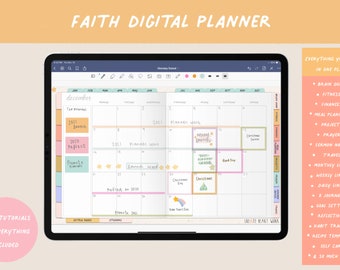 Glaube Digitaler Planer | All-in-One, Undatiert (Goodnotes, iPad)
