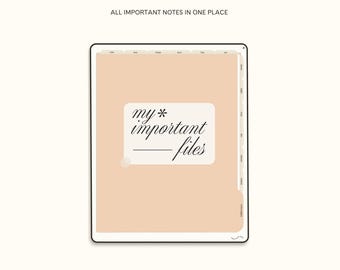 Carpeta de archivos digitales / Cuaderno de 12 pestañas (PDF)