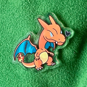 Charizard acrylic pin