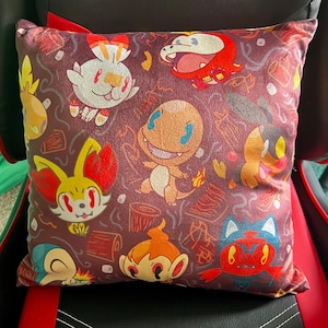 Fire starter plush pillow