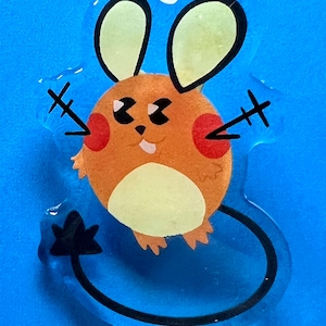 Dedenne acrylic pin