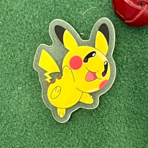 Pikachu happy smush pin