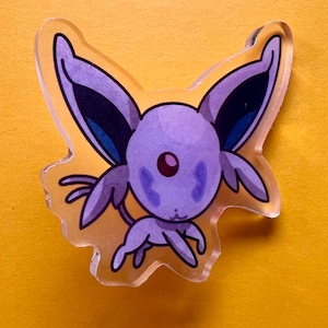 Espeon acrylic pin