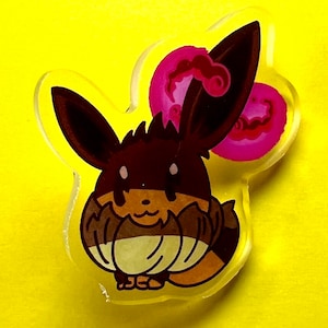 Gigantamax Eevee acrylic pin
