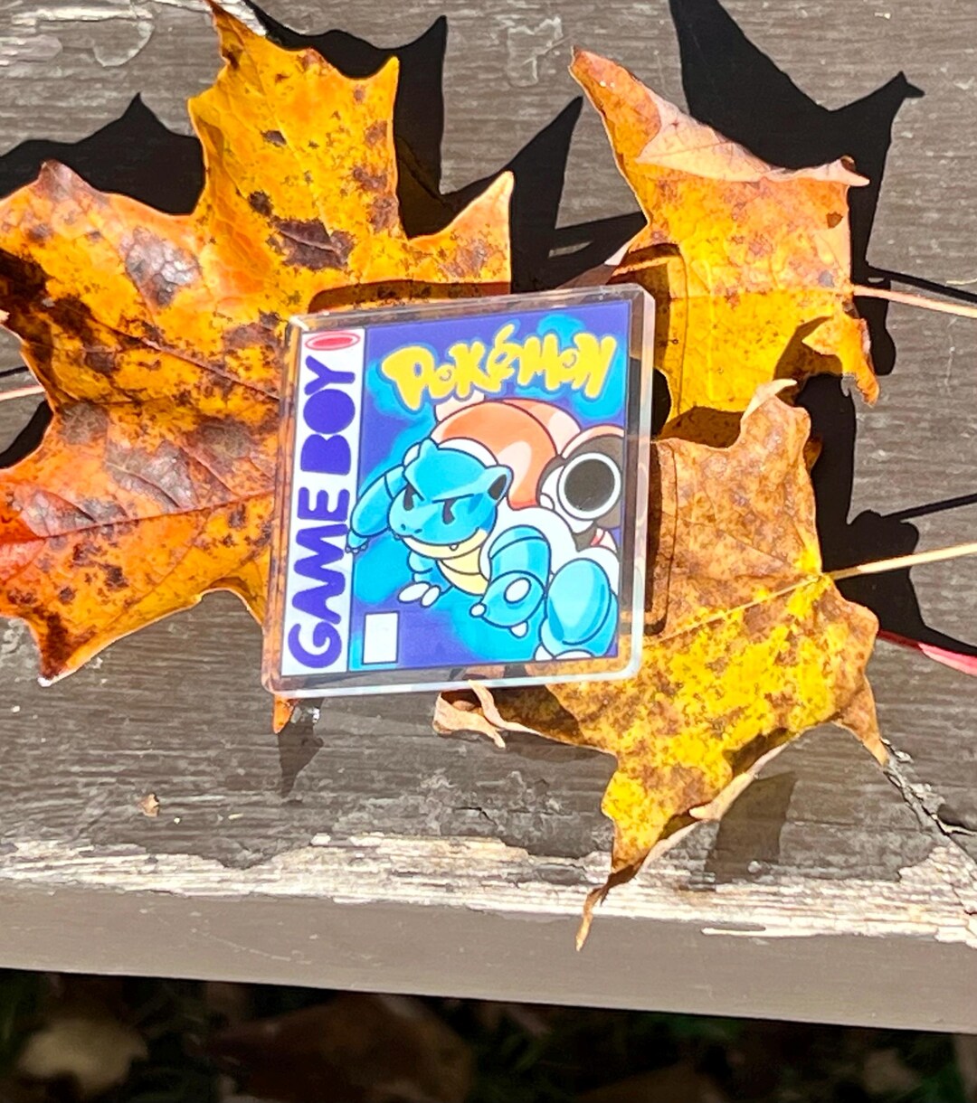 Gameboy Pokemon Blue Acrylic Pin - Etsy