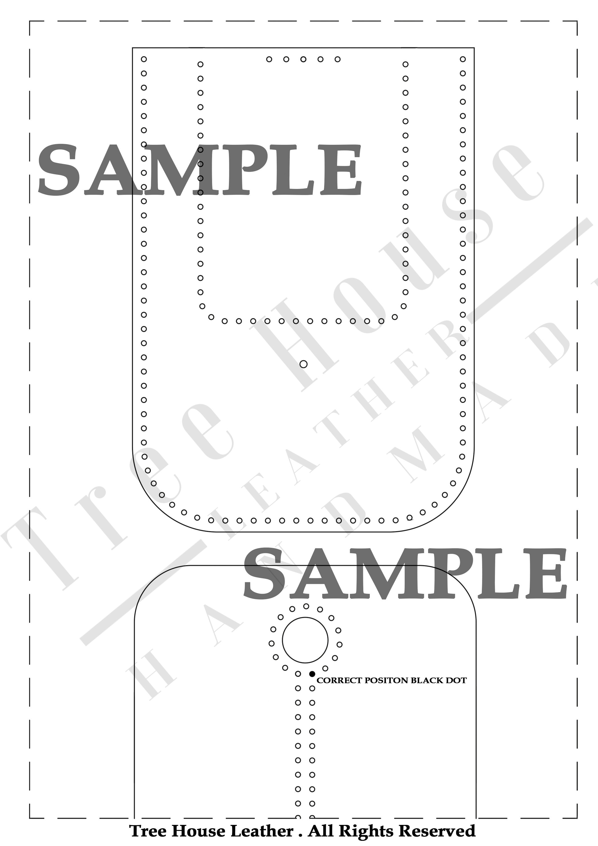 Leather belt bag PDF Pattern PDF Download Leather DIY Etsy