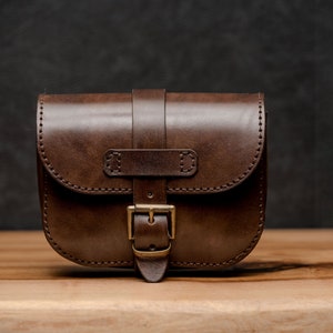 Medium embellished top leather belt bag