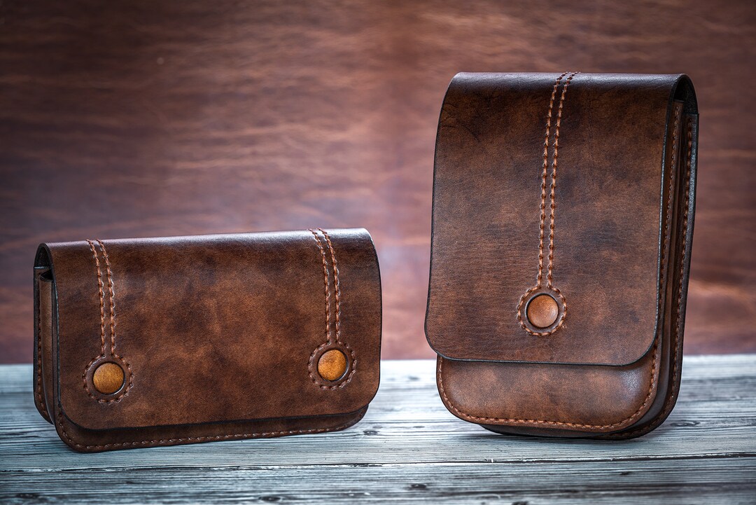 Handmade Leather Belt Bag Leather Waist Bag Leather Festival Etsy