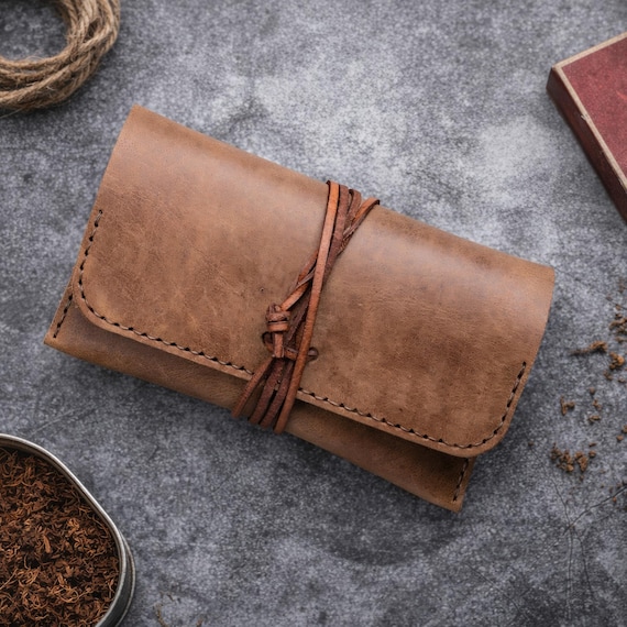 tobacco pouch personalised Personalised Leather Tobacco Pouch Pull up Leather Case tobacco pouch personalised Personalised Leather Tobacco Pouch Pull up Leather Case