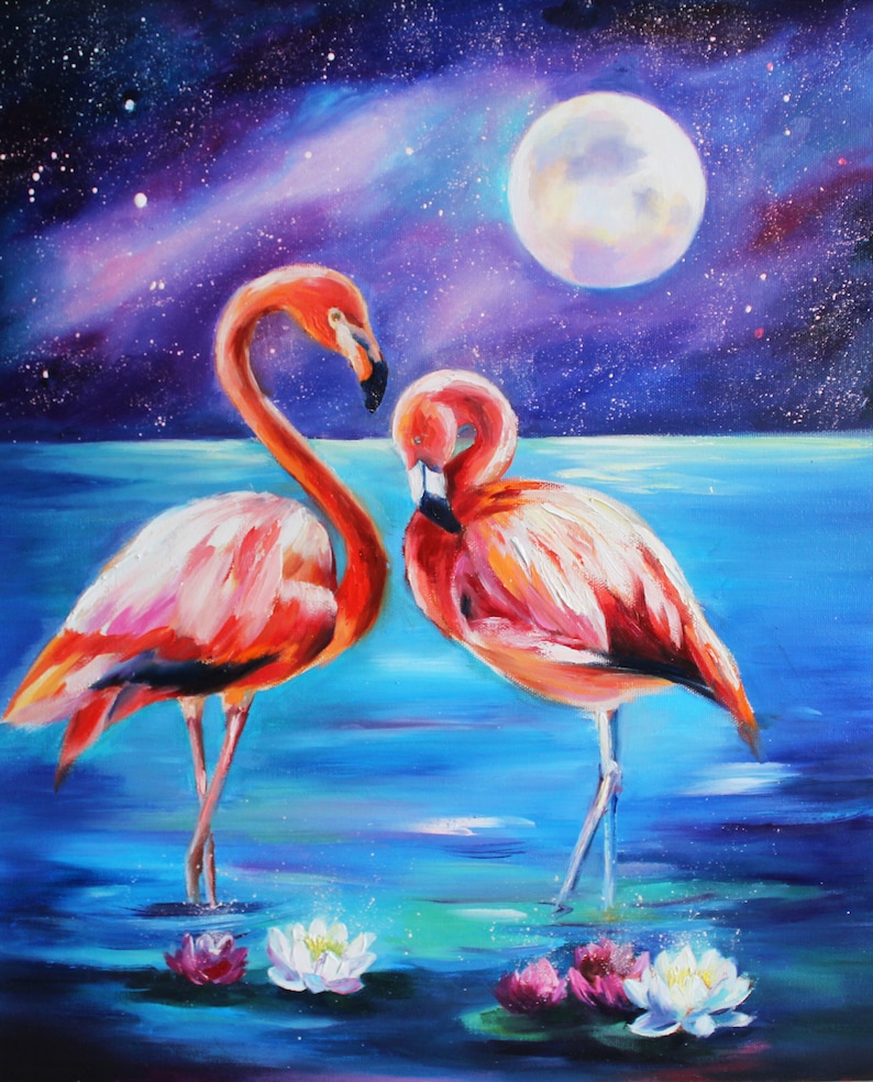 gorey flamingo painting gorey flamingo painting