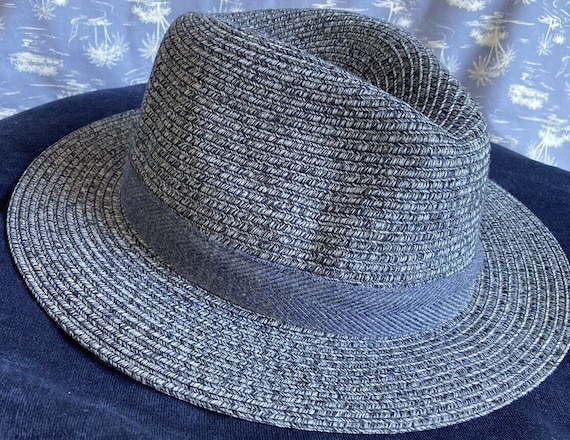 Goorin Bros Blue Marl Fedora - Etsy 