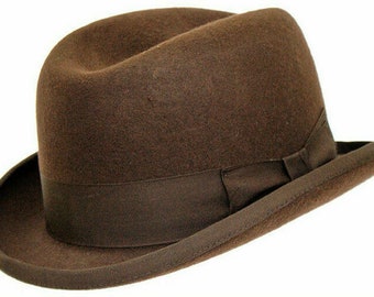 Vintage 50s Hat Homburg Hat 1950s Hat 
