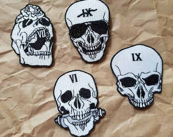 The Locked Tomb - Embroidered House Skull Patches