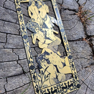 Artemis & The Nymphs - Metal Bookmark