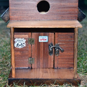 1950's Style Americana Birdhouse By Old Dakota. General Store. Solid wood image 6