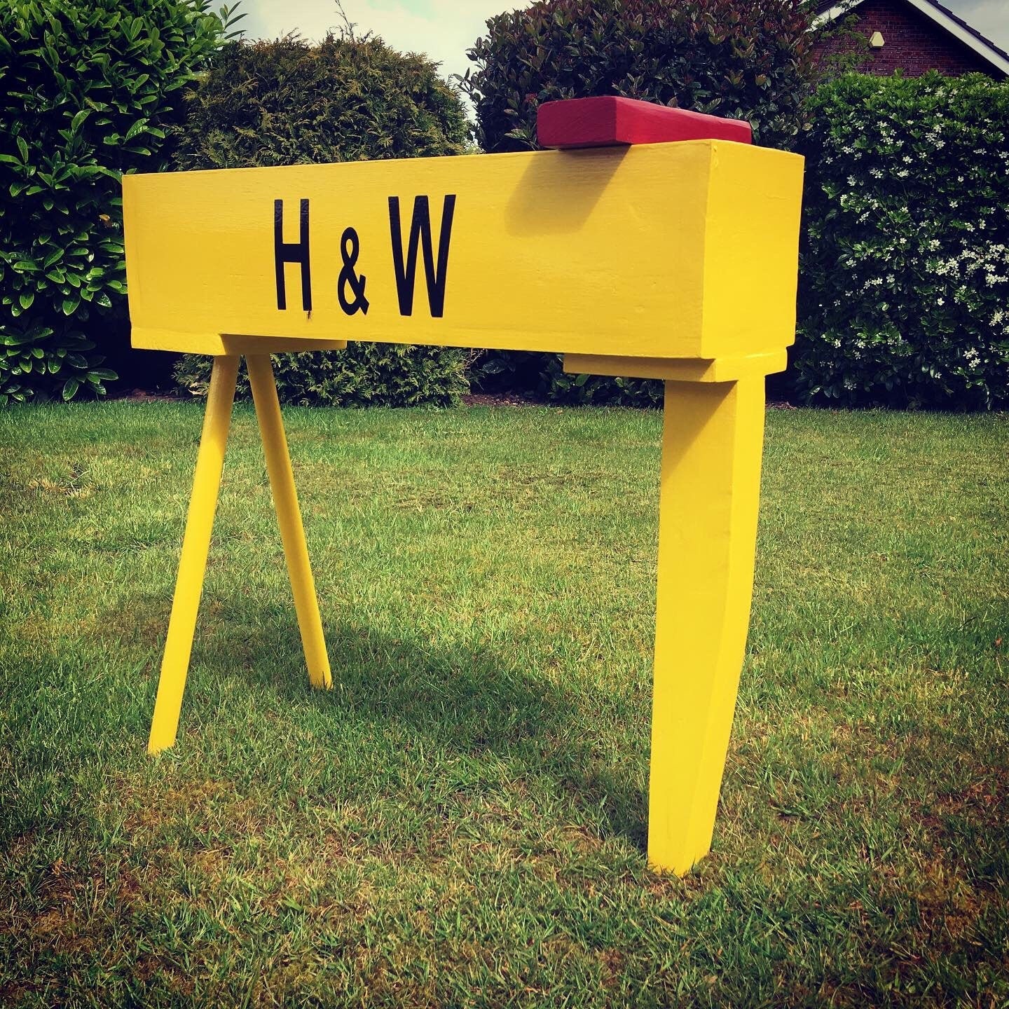 Harland & Wolff Garden Planter. Belfast Titanic Quarter Northern