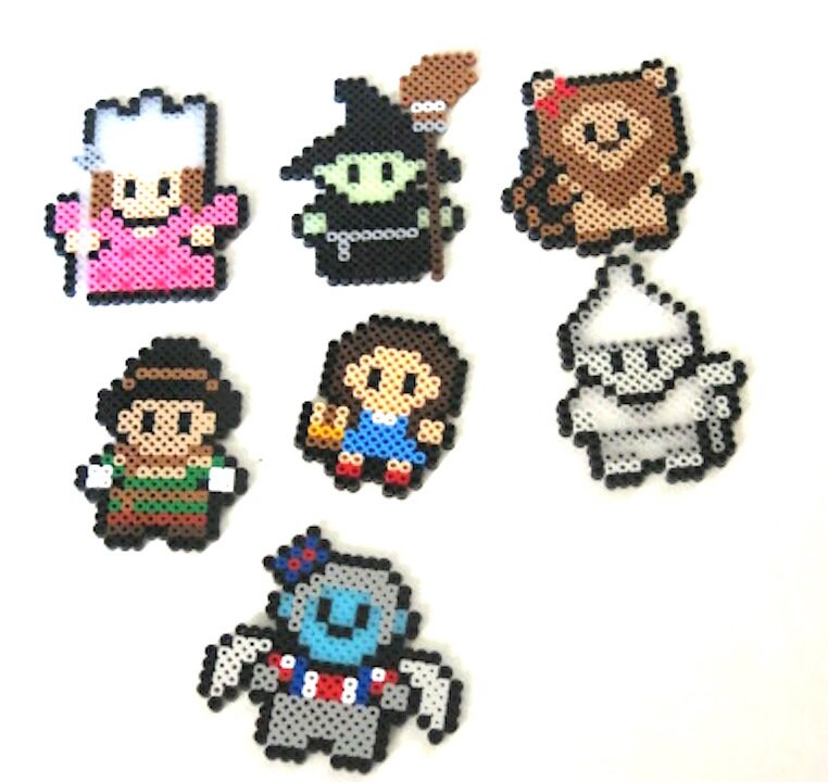 Perler Beads Set of 7 Wizard of Oz Etsy