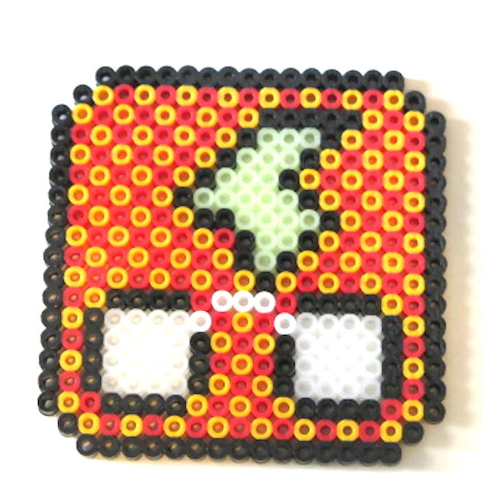 Perler Beads Set of 6 Harry Potter Coasters Etsy
