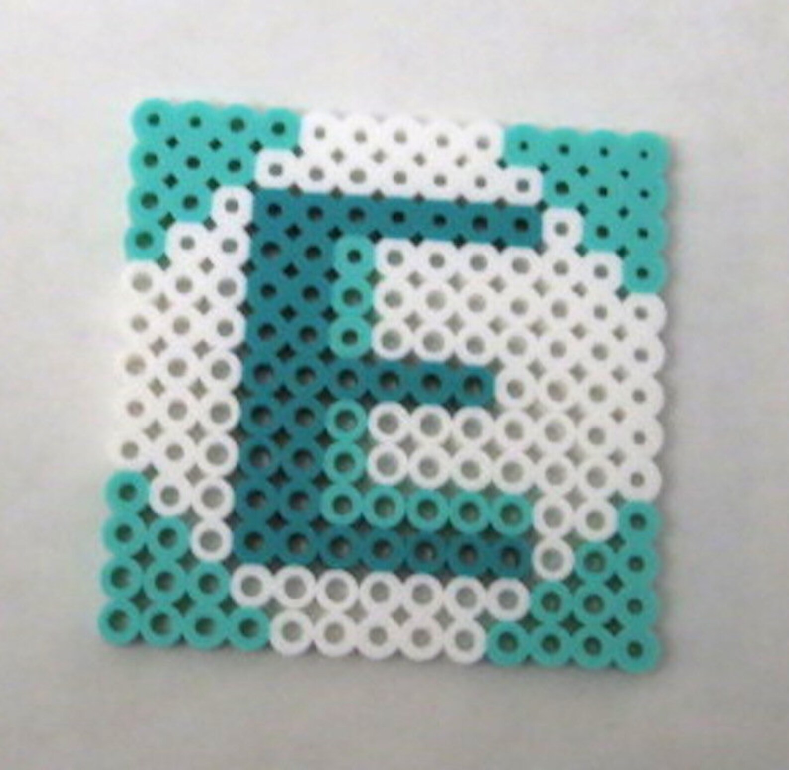 Perler Beads Set de 4 Love Coasters Etsy España