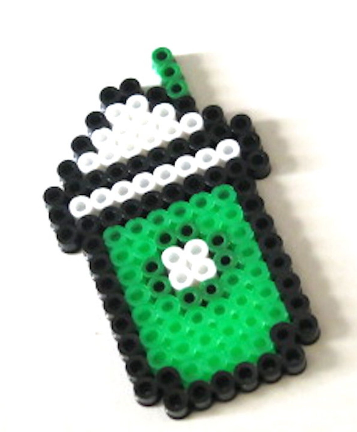 Perler Beads Starbucks Frapp Keychain or Etsy