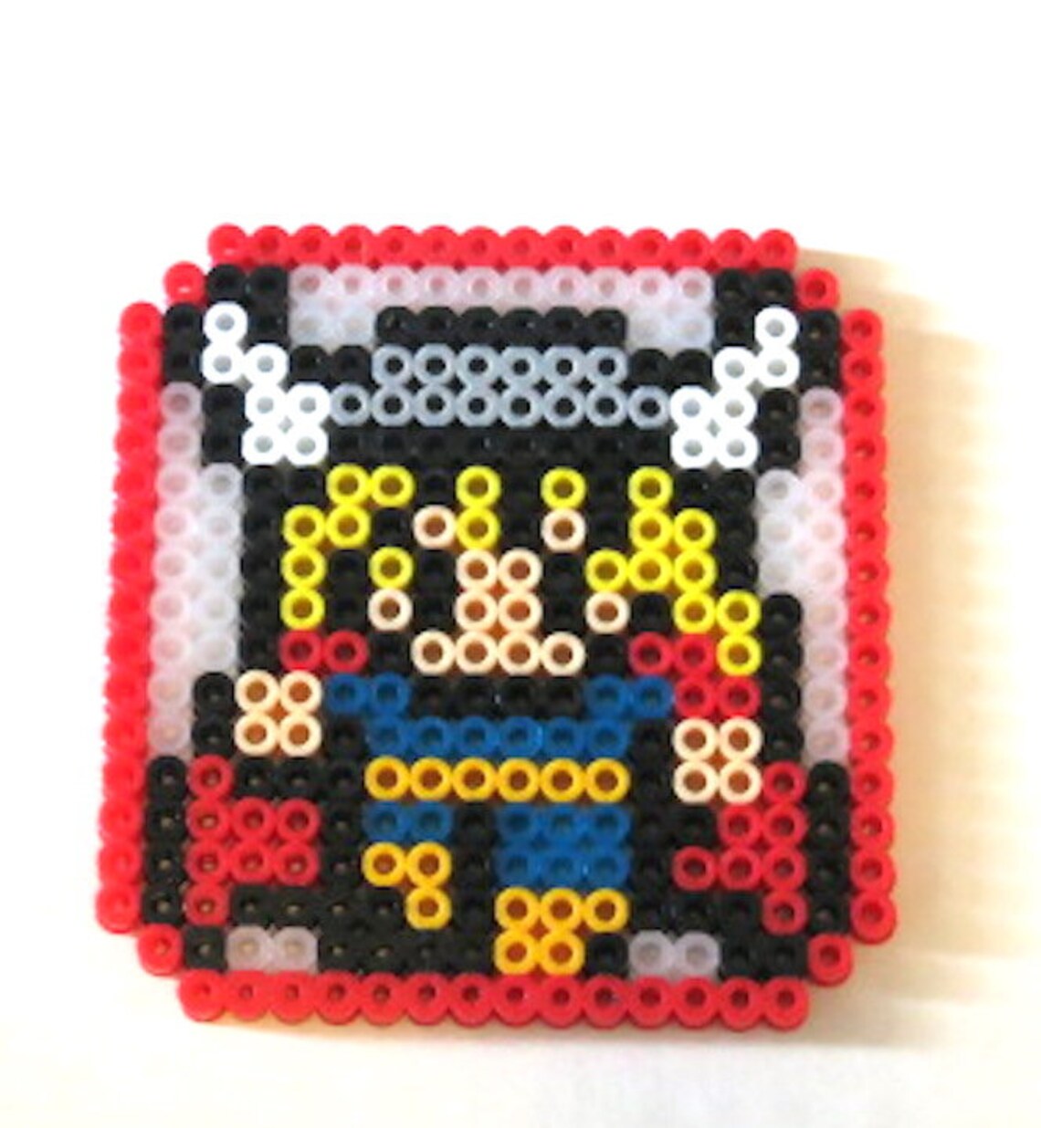 Perler Beads Set of 6 Avengers Coasters or Magnets - Etsy