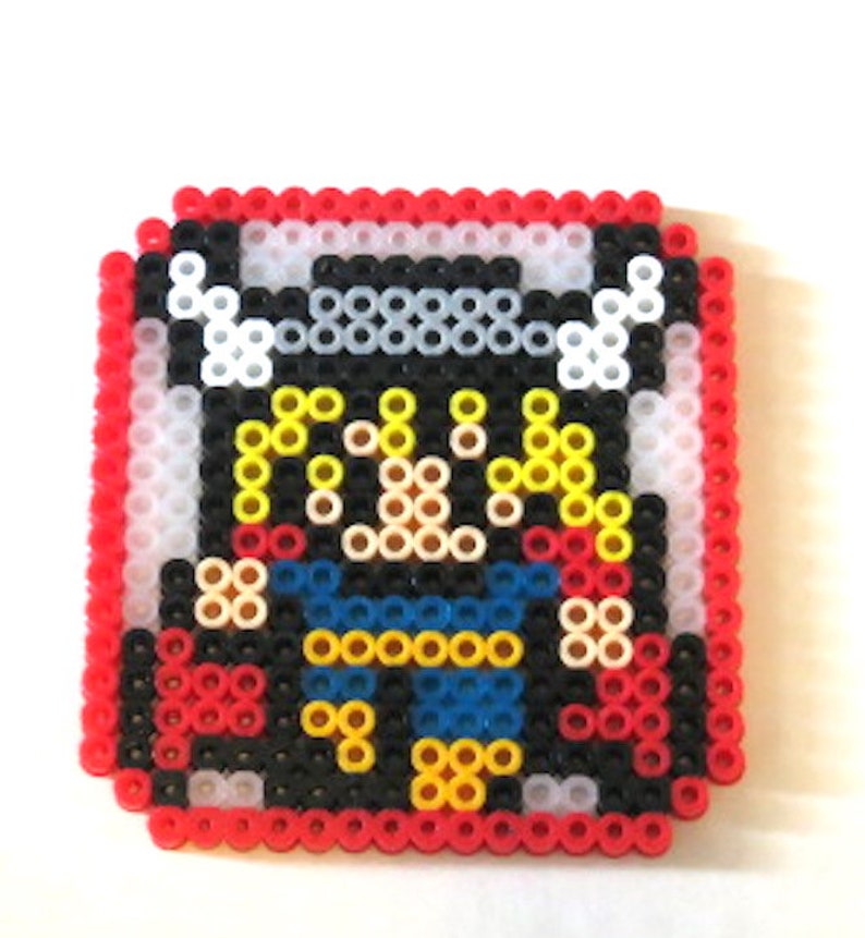 Perler Beads Set of 6 Avengers Coasters or Magnets - Etsy