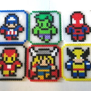 Paquete Iron Man - Hama Beads Midi 5mm Avengers Pixel Perler