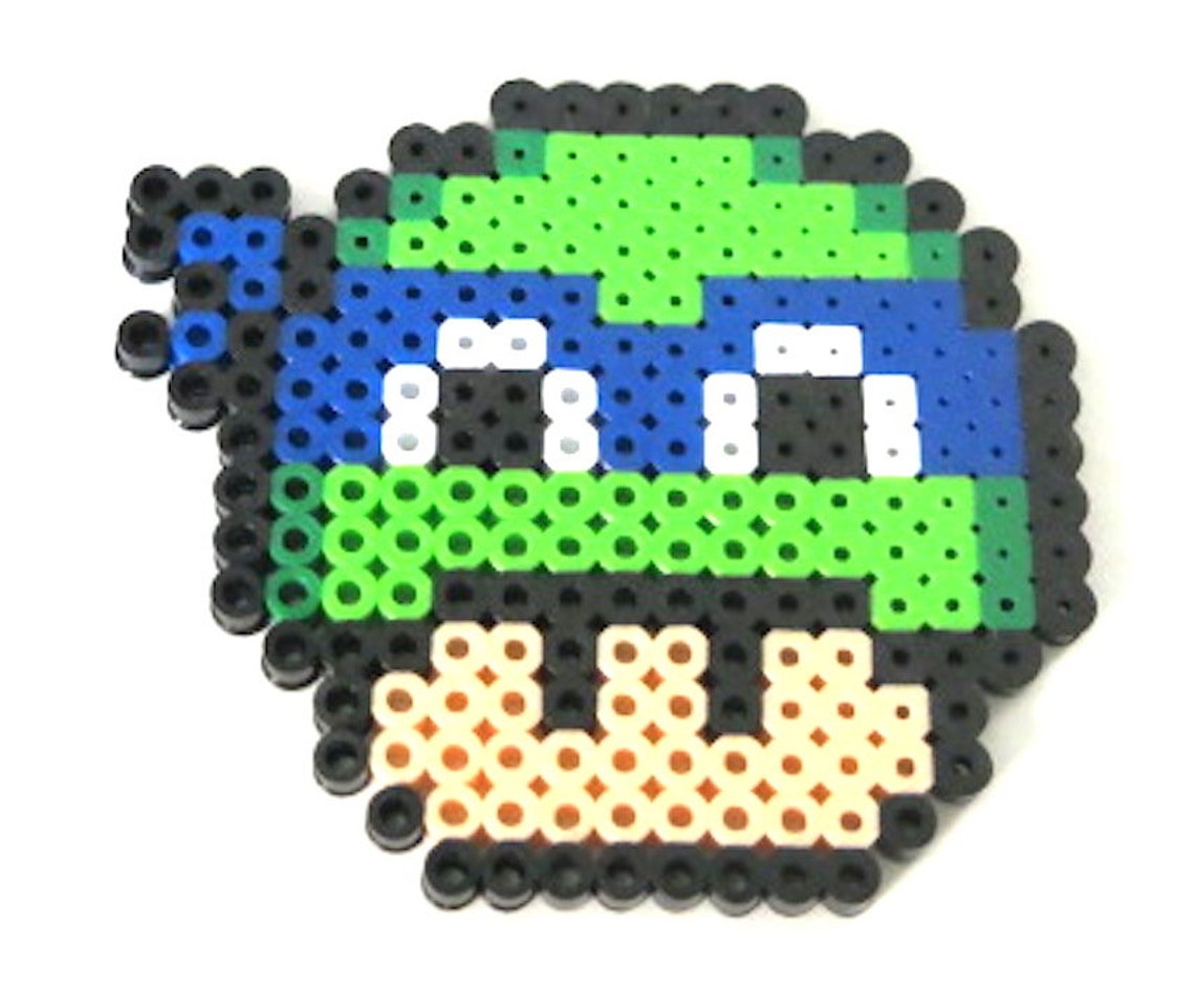 Perler Beads Ninja Turtle Mushroom Head Etsy