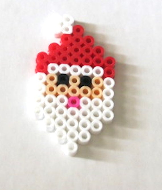 Perler Beads Set of 6 Christmas Magnets 