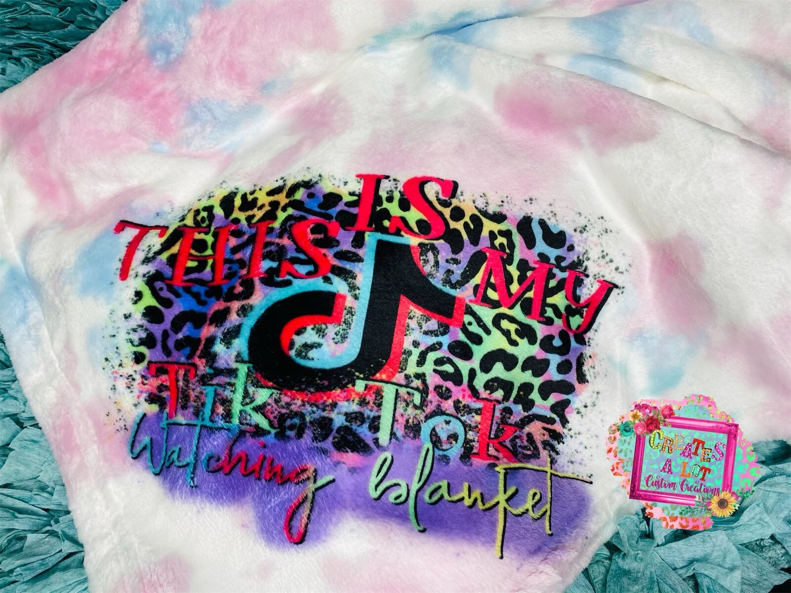 This is my tik tok watching blanket Etsy