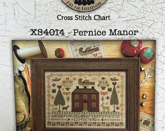 Teresa Kogut - Pernice Manor - Sampler - Cross Stitch Pattern