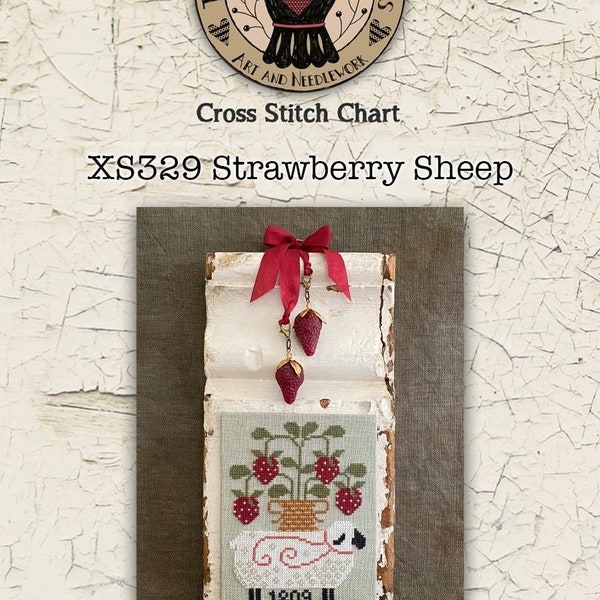 Teresa Kogut - Strawberry Sheep- XS329 - Needlework Market 2024 Release