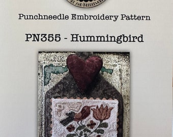 Teresa Kogut - Hummingbird Punch Needle Pattern - PN355