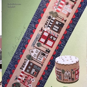 Heart in Hand Needleart - Any Town Tiny Town - Cecilia Turner - Needlework Market 2024
