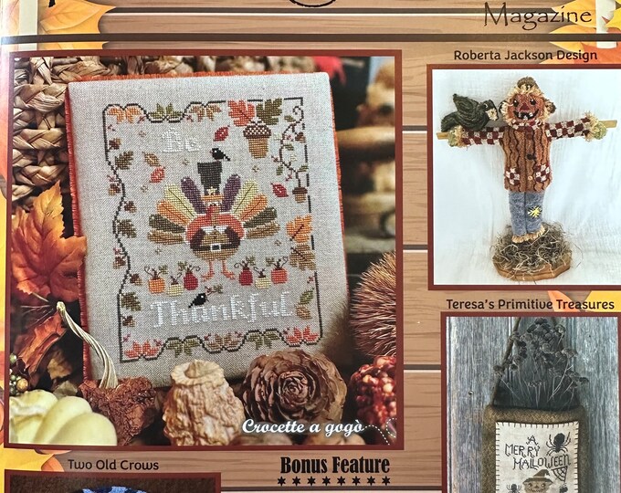 Punch Needle Primitive Stitcher Magazine Fall Issue 2023 24 Projects