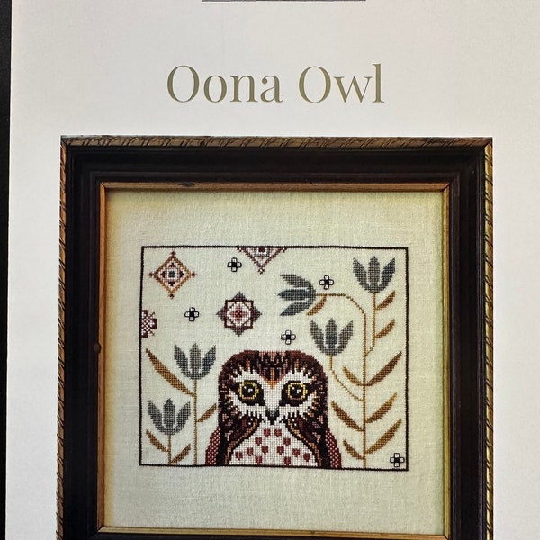 The Artsy Housewife - Oona Owl- Counted Cross Stitch