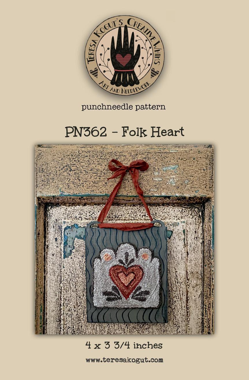 和洋裁材料 Les Coeurs d'isa Teresa Kogut Folk Heart - Etsy