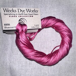 Weeks Dye Works Bluecoat Rojo
