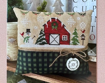Primrose Cottage - Christmas Barn - Lindsey Weight - Winter Cross Stitch