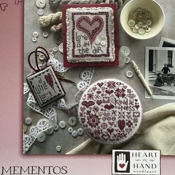 Heart in Hand - Mementos of the Heart - Love is in the Air - Valentines Day - An Anthology of Collector's Hearts - Book of 7 Projects