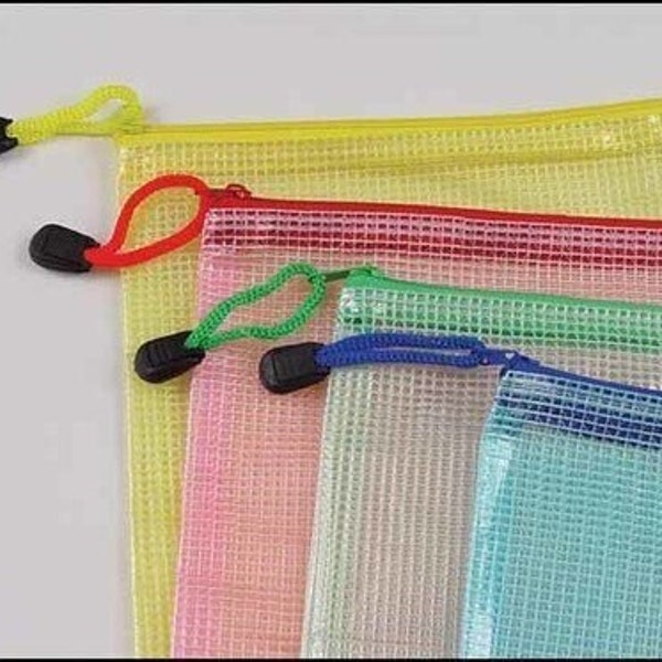 Burlap Zipper Pouch Etsy