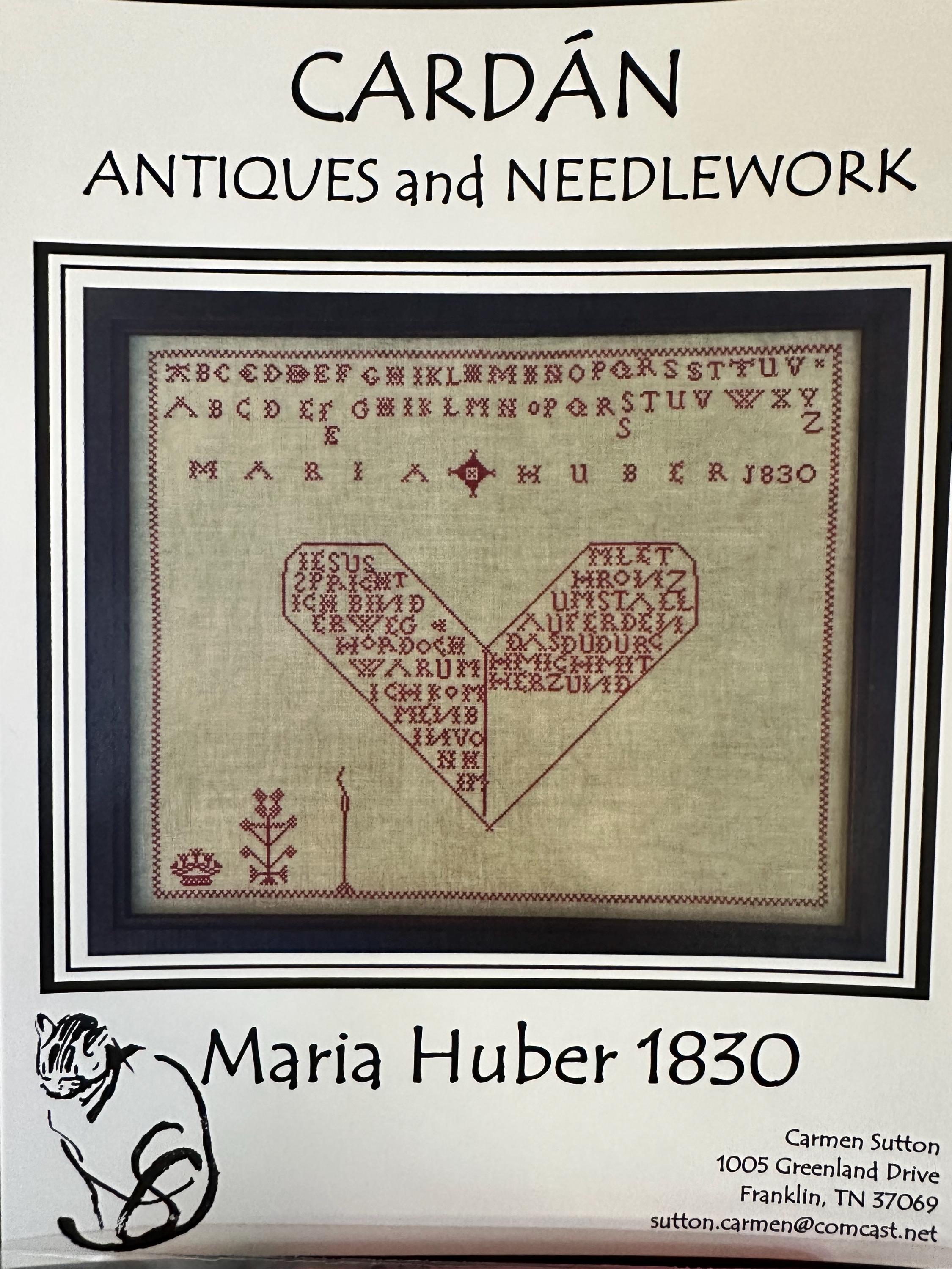 Cardan Antiques and Needlework - Maria Huber 1830 - Etsy