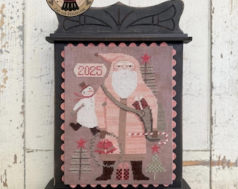 Teresa Kogut Pink Coat Santa