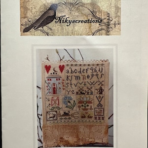 Nikyscreations - Embroidery Garden - Sampler -NEW! Nashville Needlework Market 2023 Exclusive - Cross Stitch