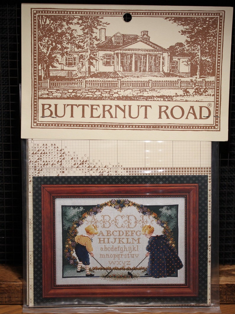 Butternut Road Children S Garden Counted Cross Stitch Chart By Marilyn Leavitt Imblum Sampler Sewing Fiber Craft Supplies Tools Safarni Org