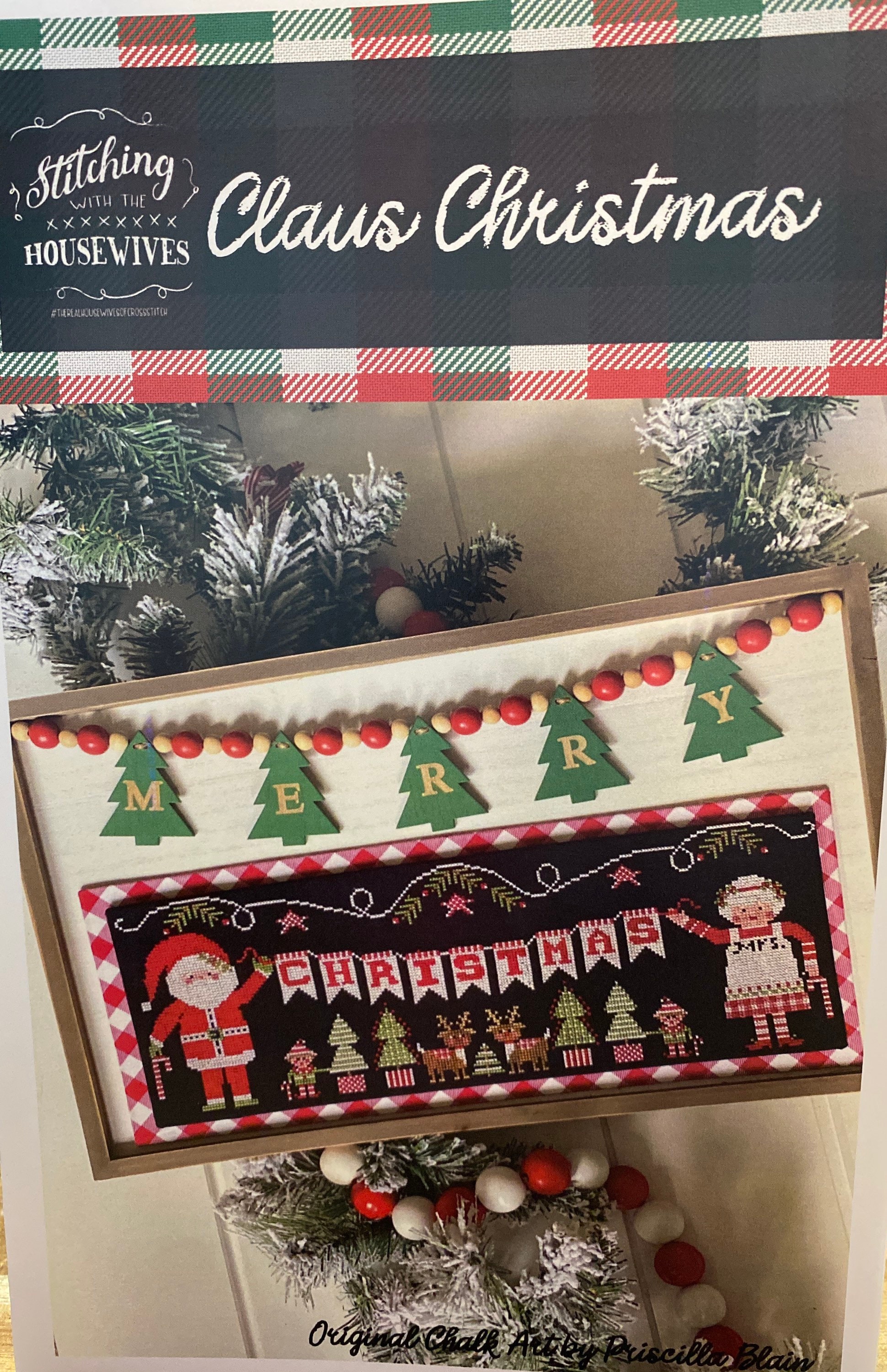 Stitching With the Housewives Claus Christmas Reindeer Mr. & Mrs. Claus  Christmas Tree Elves Counted Cross Stitch - Etsy Israel