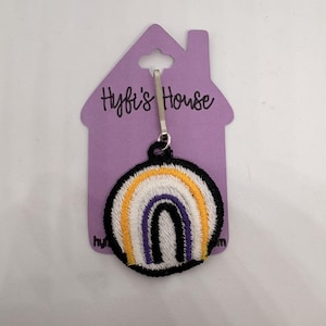 LGBTQ Non Binary Pride Rainbow Charm