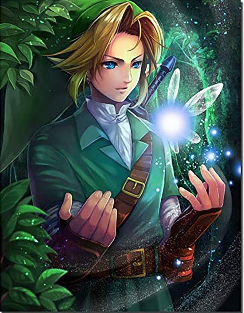 5D DIY Diamond Painting The Legend of Zelda 16X20 inches Full Etsy