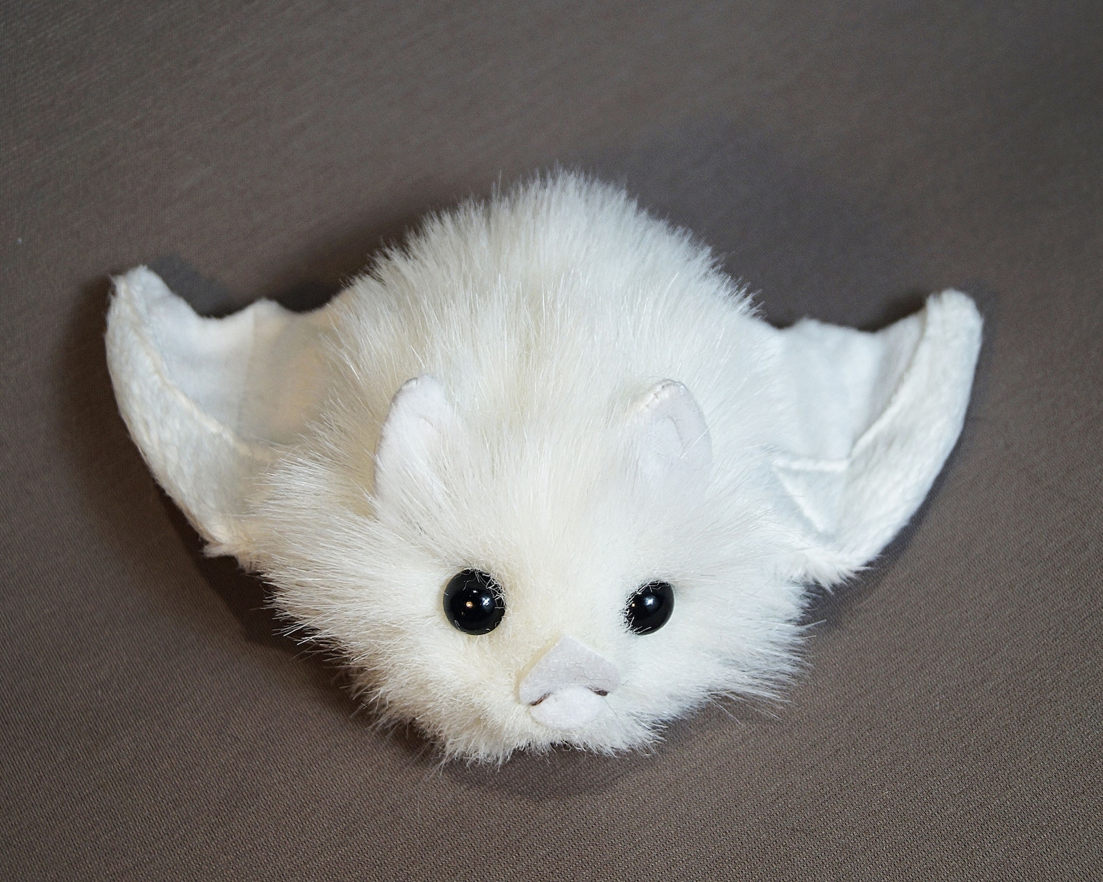 Bat Plush Cute Albino Bat Stuffed Animal - Etsy