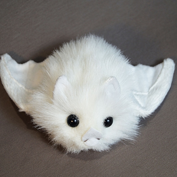 Bat plush, Cute Albino bat, Stuffed animal
